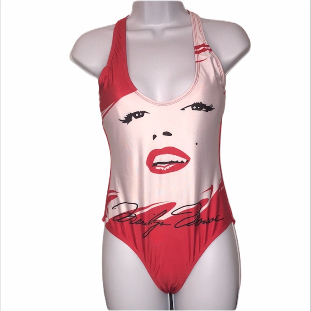 Marilyn Monroe swim suit juniors size medium one piece RARE!